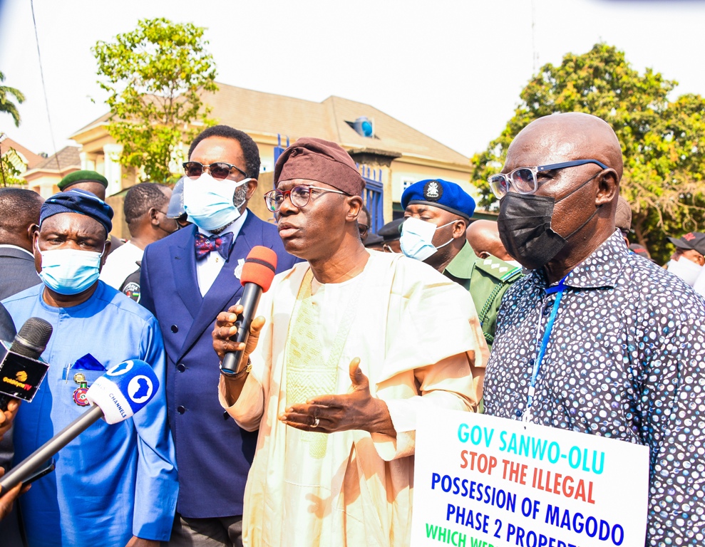 SANWO-OLU INTERVENES IN MAGODO LAND TUSSLE, ORDERS STAND DOWN